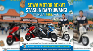 Sewa Motor Dekat Stasiun Banyuwangi