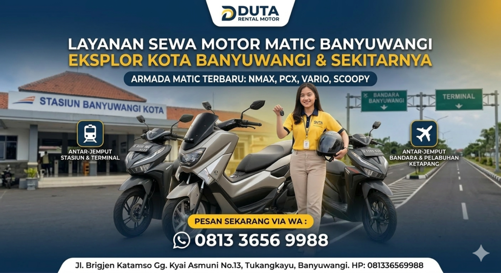 Sewa Motor Matic Banyuwangi