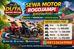 Sewa Motor Rogojampi Banyuwangi