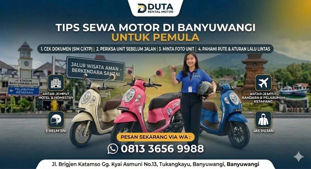 Sewa Motor di Banyuwangi