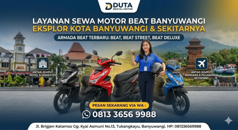 Sewa motor Beat Banyuwangi