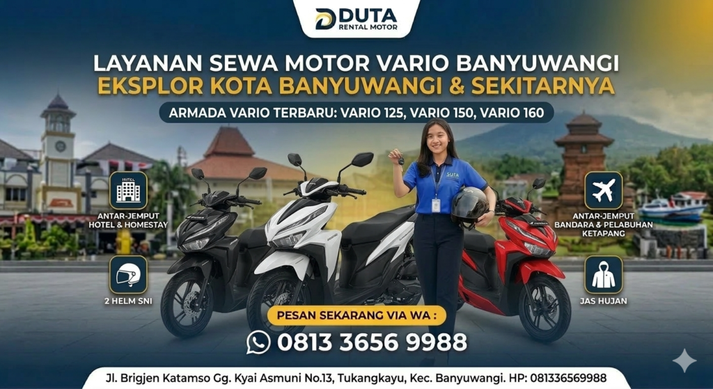 Sewa motor Vario Banyuwangi