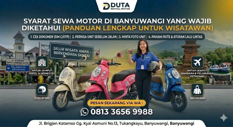 Syarat Sewa Motor di Banyuwangi
