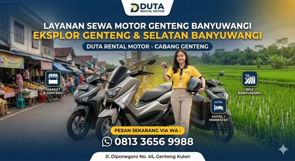 sewa motor Genteng Banyuwangi