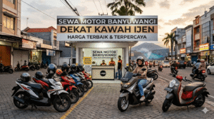 Sewa Motor Banyuwangi dekat Kawah Ijen