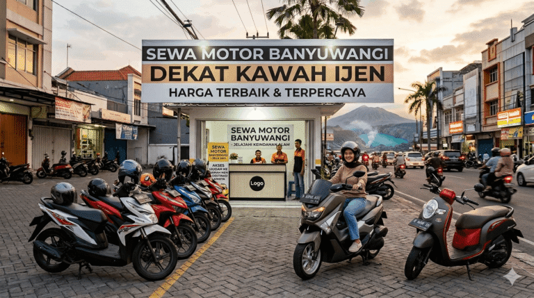 Sewa Motor Banyuwangi dekat Kawah Ijen